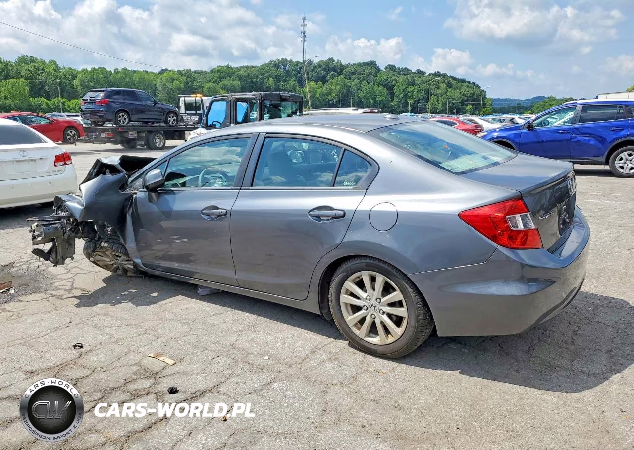 2012 Honda Civic Exl VIN:19XFB2F93CE040249 - 2