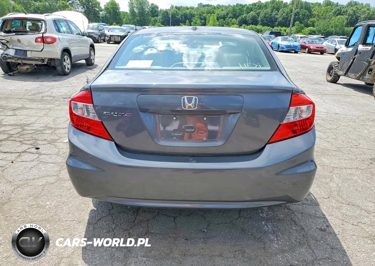2012 Honda Civic Exl VIN:19XFB2F93CE040249 - 6