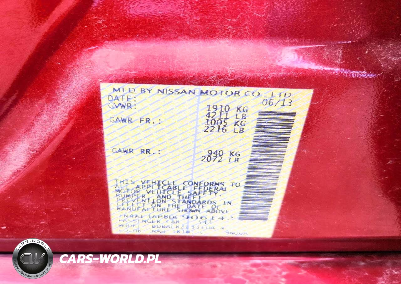 2013 Nissan Altima 2.5 VIN:1N4AL3AP8DC906142 - 13