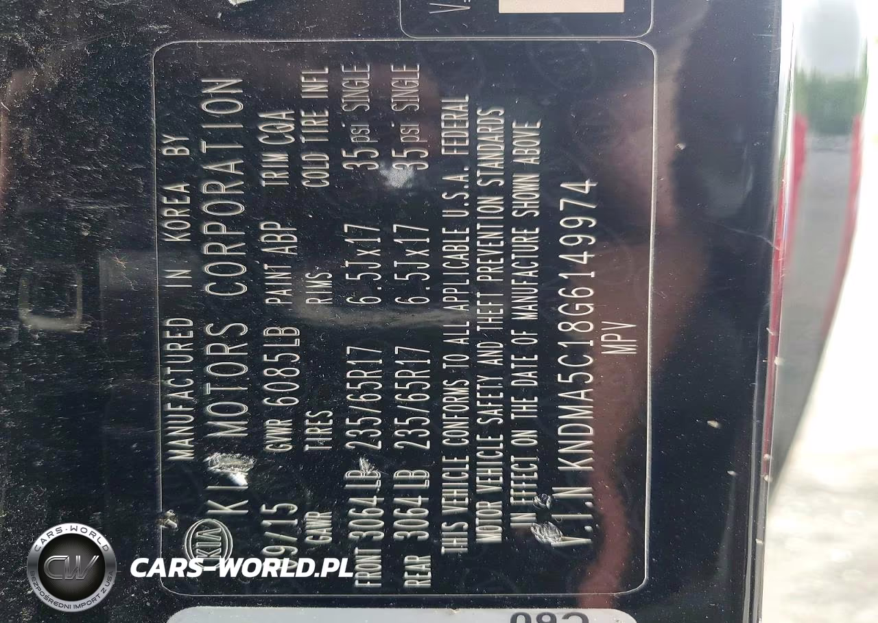 2016 Kia Sedona L VIN:KNDMA5C18G6149974 - 13