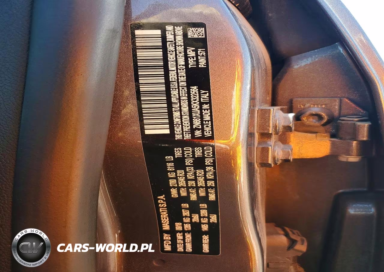2019 Maserati Levante VIN:ZN661XUA5KX322564 - 12