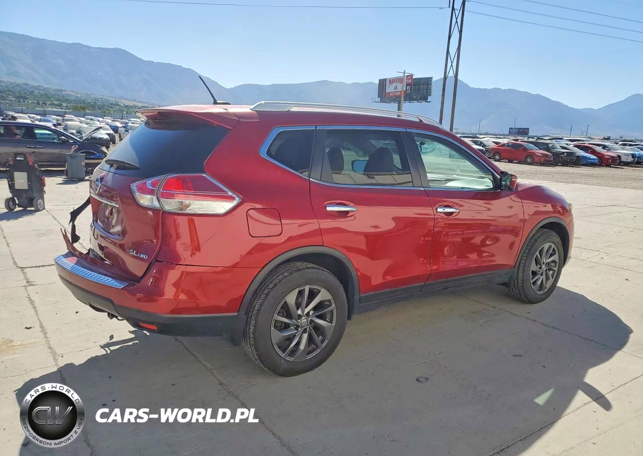 2016 Nissan Rogue Sl VIN:KNMAT2MV7GP709054 - 3