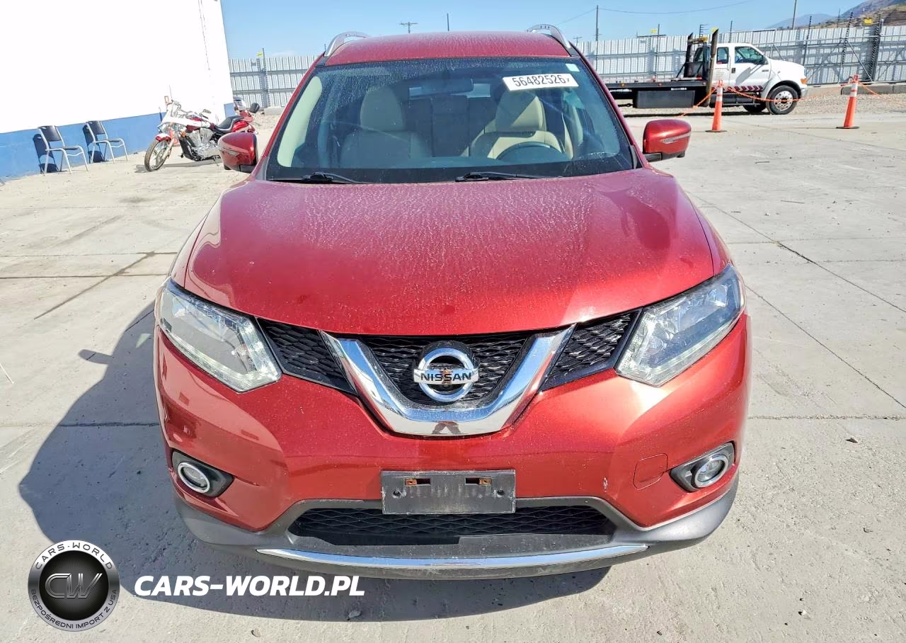 2016 Nissan Rogue Sl VIN:KNMAT2MV7GP709054 - 5