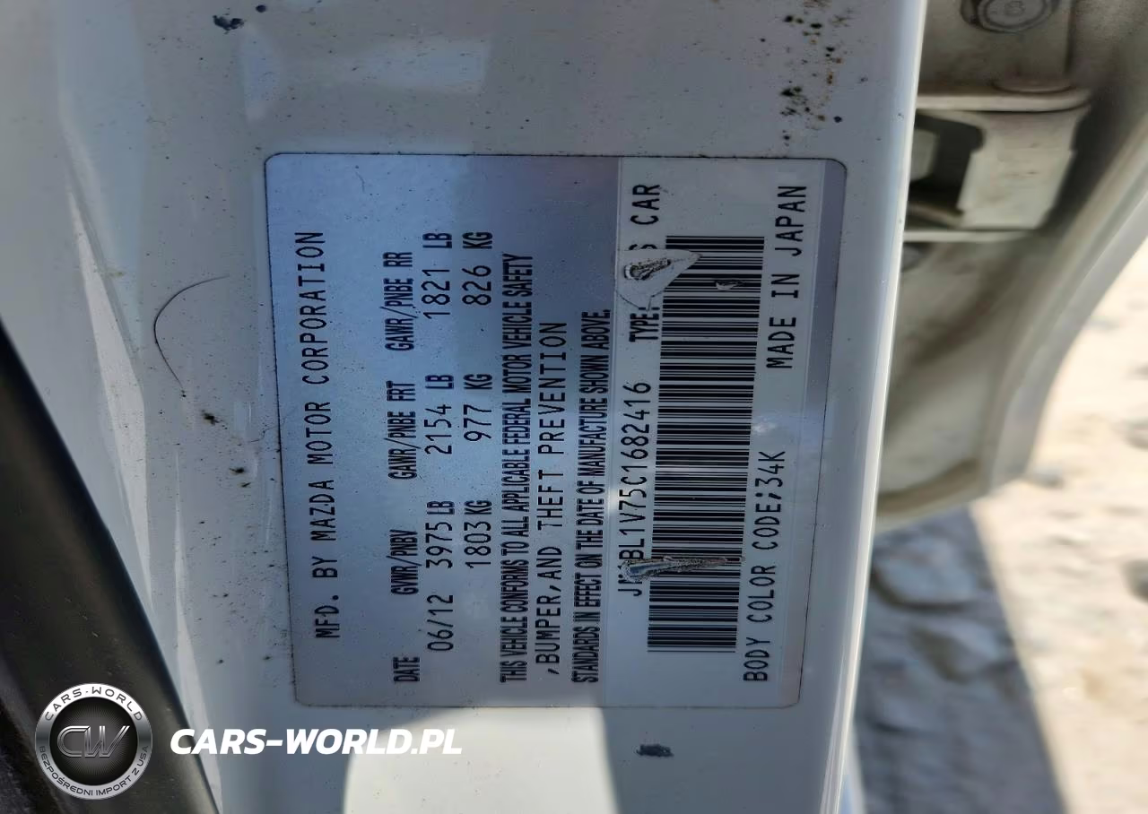 2012 Mazda 3 I VIN:JM1BL1V75C1682416 - 12
