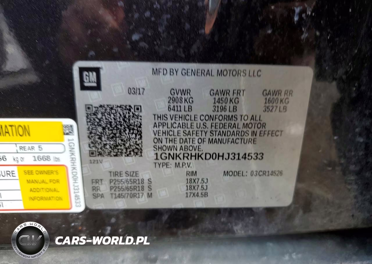 2017 Chevrolet Traverse Lt VIN:1GNKRHKD0HJ314533 - 14