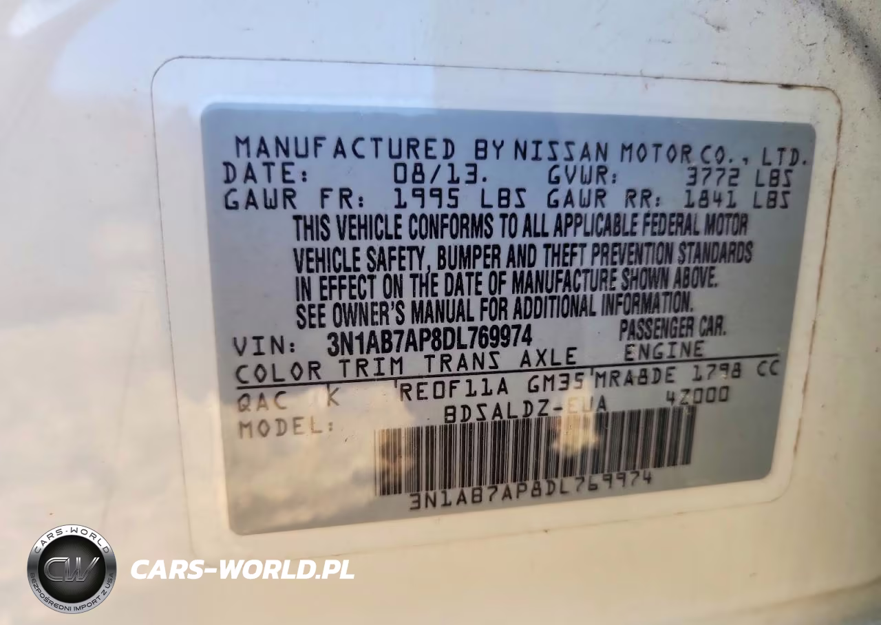 2013 Nissan Sentra S VIN:3N1AB7AP8DL769974 - 12