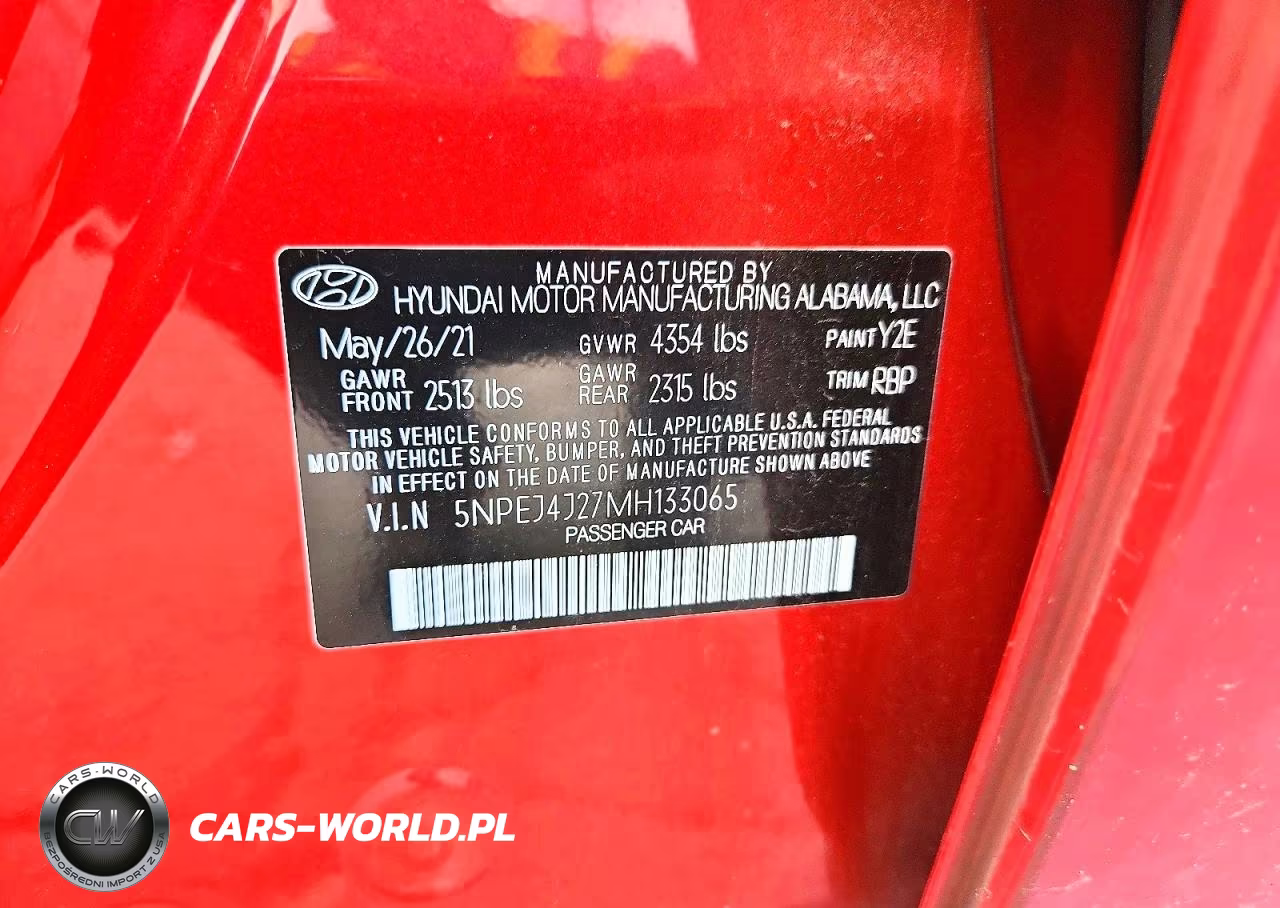 2021 Hyundai Sonata Sel Plus VIN:5NPEJ4J27MH133065 - 12