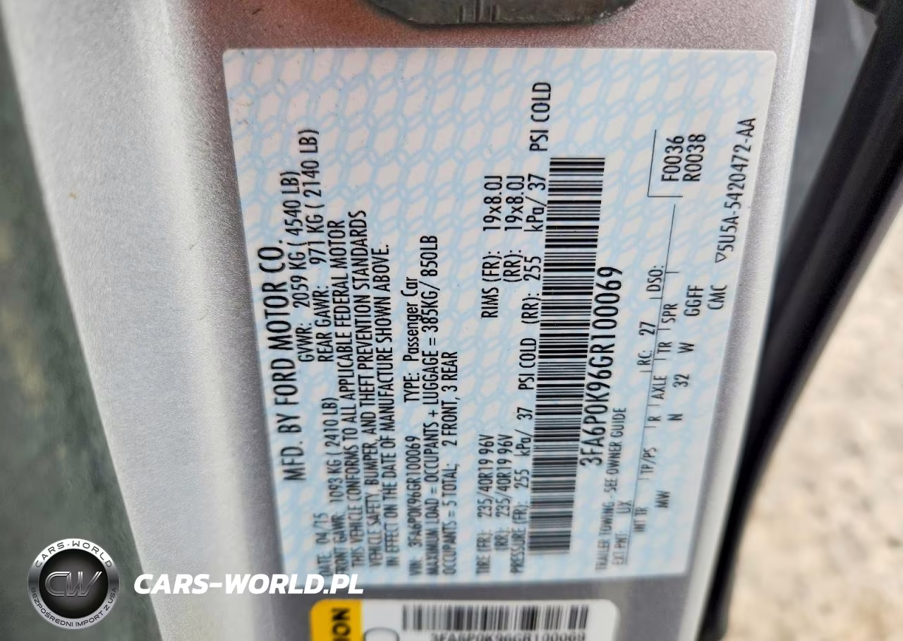 2016 Ford Fusion Titanium VIN:3FA6P0K96GR100069 - 12
