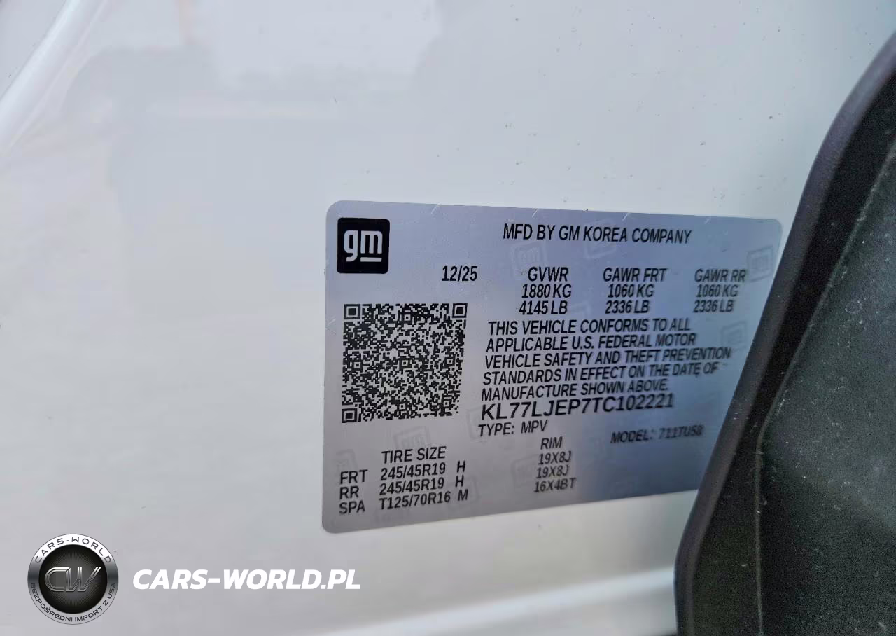 2026 Chevrolet Trax 2Rs VIN:KL77LJEP7TC102221 - 13