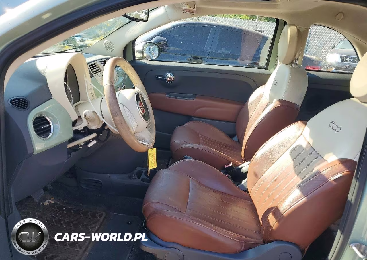 2013 Fiat 500 Lounge VIN:3C3CFFCR8DT515995 - 7
