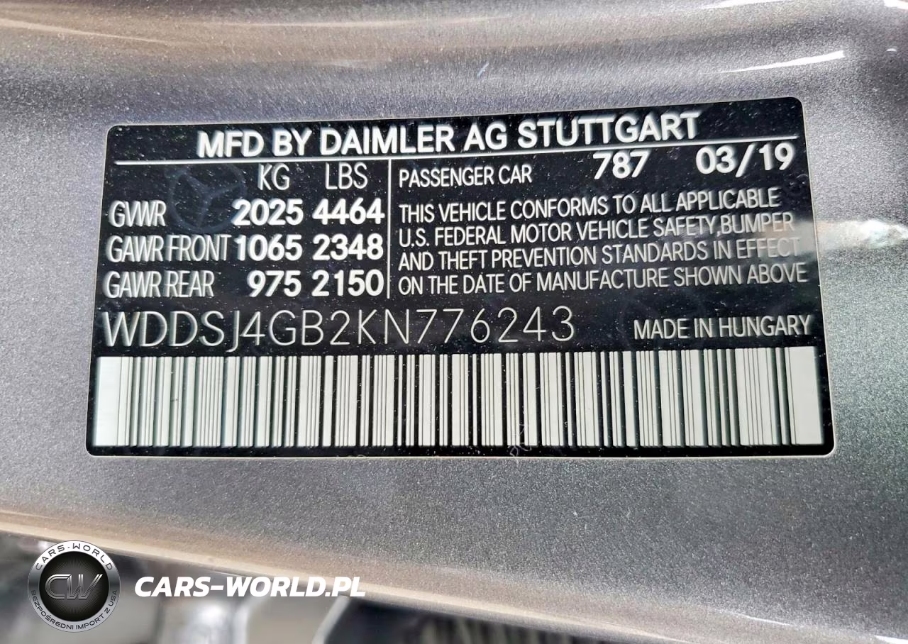 2019 Mercedes-Benz Cla 250 4Matic VIN:WDDSJ4GB2KN776243 - 12