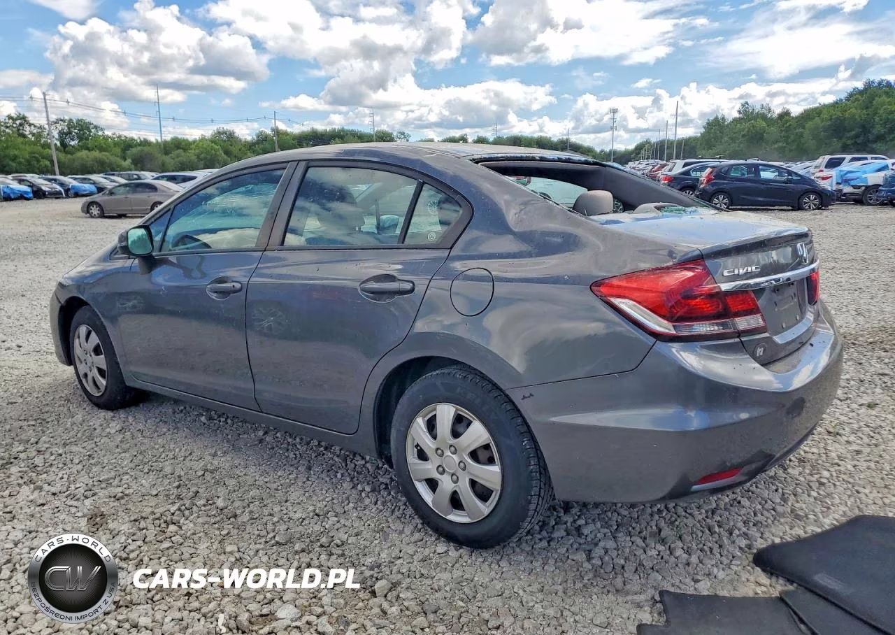 2013 Honda Civic Lx VIN:2HGFB2F54DH586692 - 2