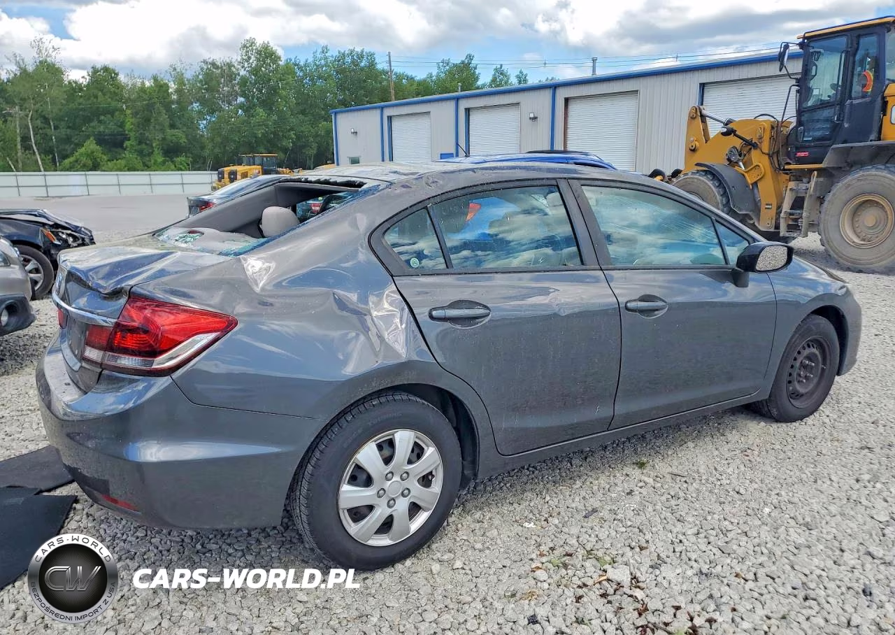 2013 Honda Civic Lx VIN:2HGFB2F54DH586692 - 3