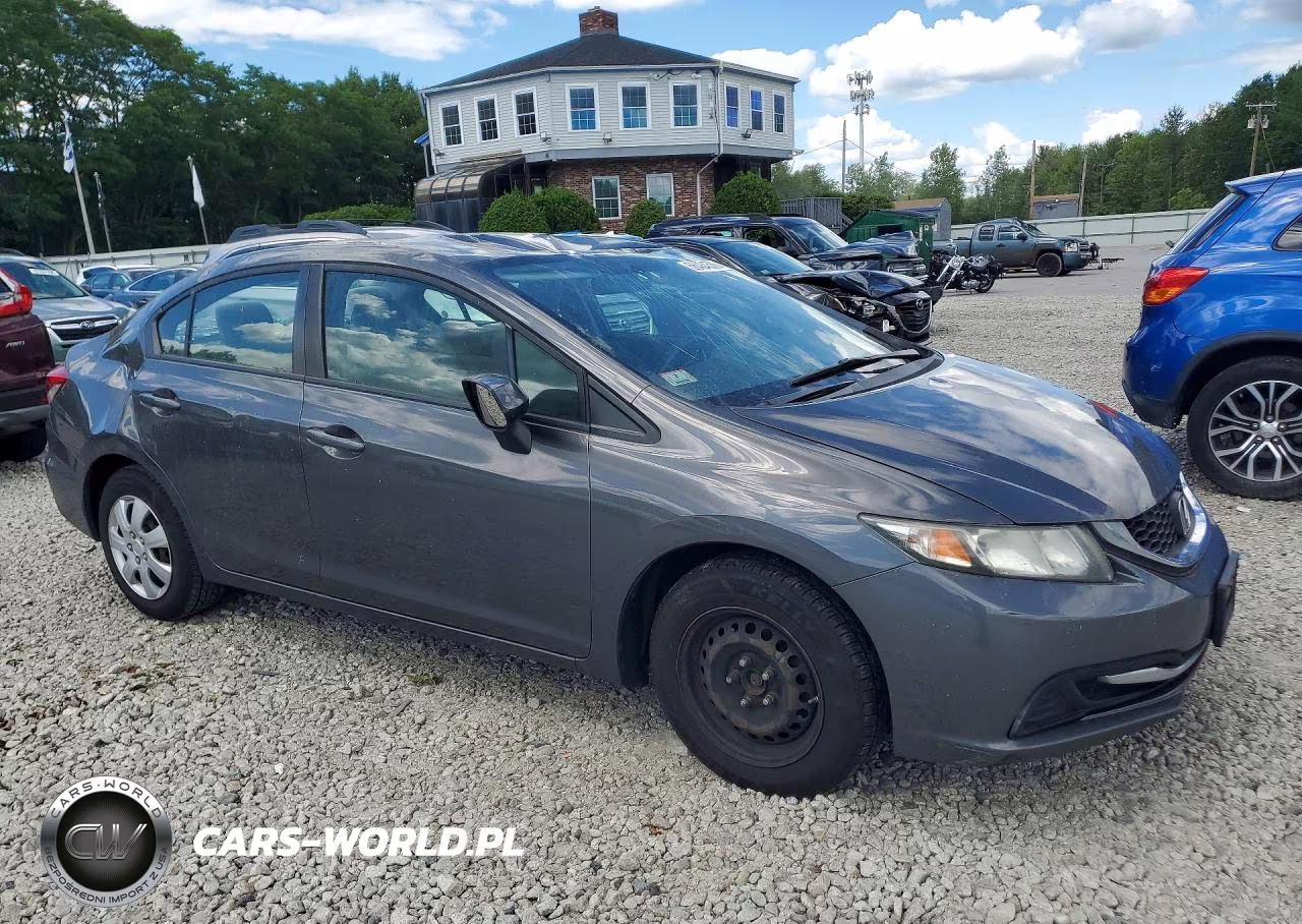 2013 Honda Civic Lx VIN:2HGFB2F54DH586692 - 4
