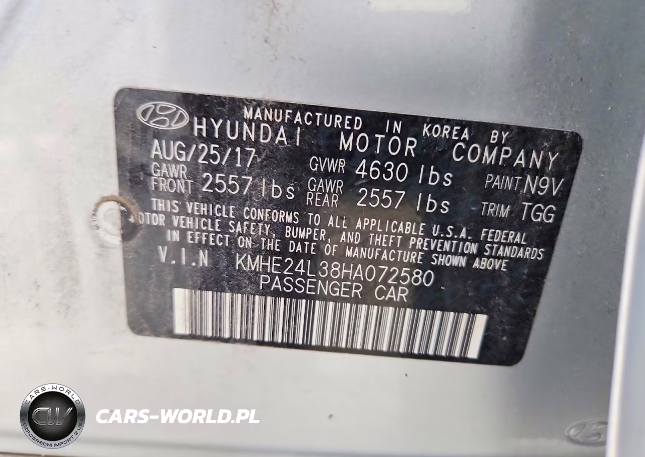 2017 Hyundai Sonata Hybrid Se VIN:KMHE24L38HA072580 - 12