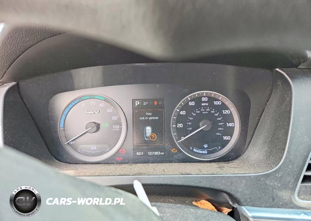 2017 Hyundai Sonata Hybrid Se VIN:KMHE24L38HA072580 - 9