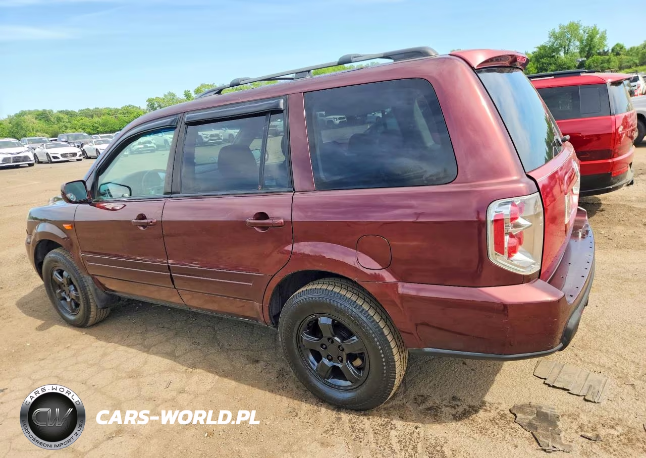 2008 Honda Pilot Ex VIN:5FNYF18408B007686 - 2