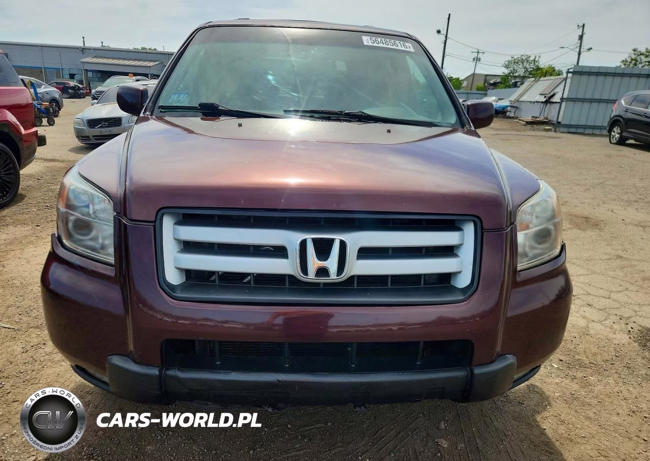 2008 Honda Pilot Ex VIN:5FNYF18408B007686 - 5
