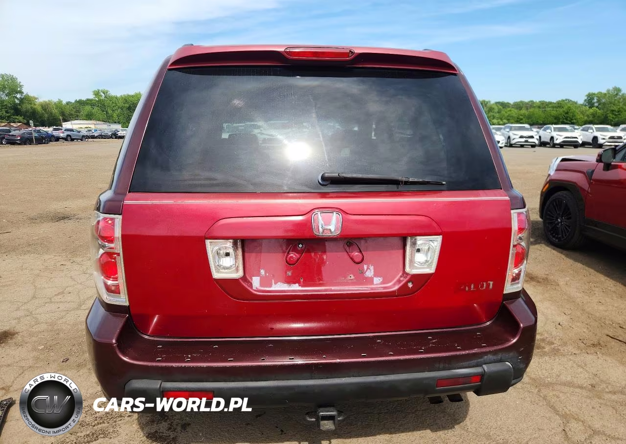 2008 Honda Pilot Ex VIN:5FNYF18408B007686 - 6