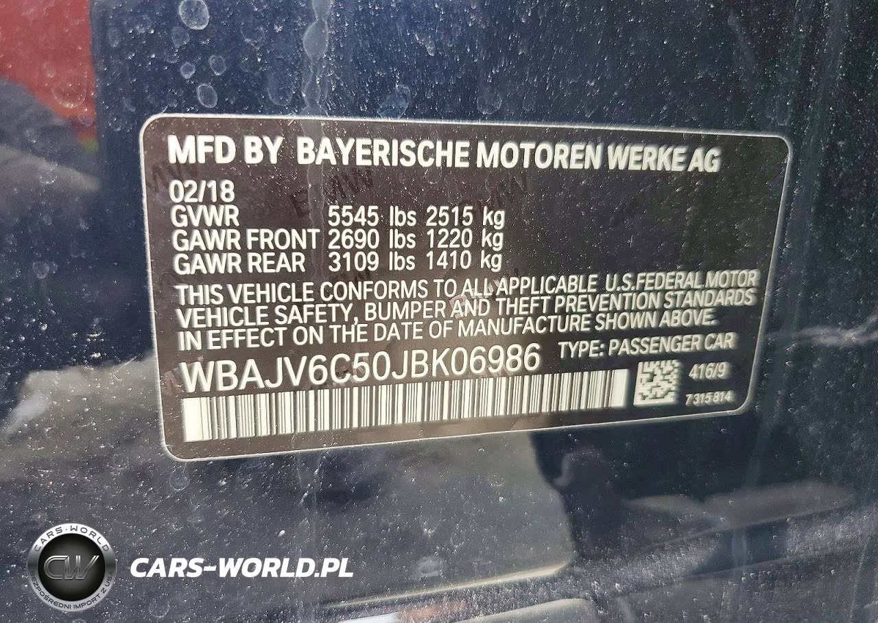 2018 BMW 640 Xigt VIN:WBAJV6C50JBK06986 - 13