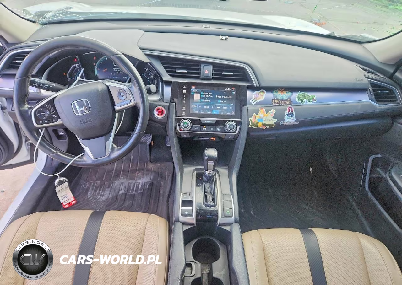 2017 Honda Civic Exl VIN:19XFC1F7XHE014194 - 8