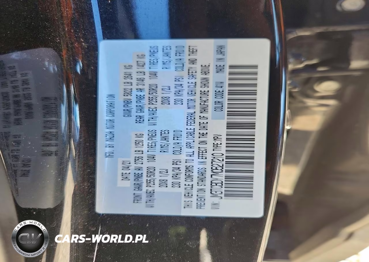 2021 Mazda Cx-9 Grand Touring VIN:JM3TCBDY7M0527210 - 13