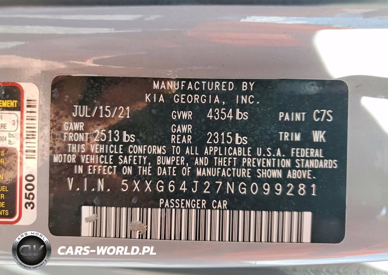 2022 Kia K5 Gt Line VIN:5XXG64J27NG099281 - 12