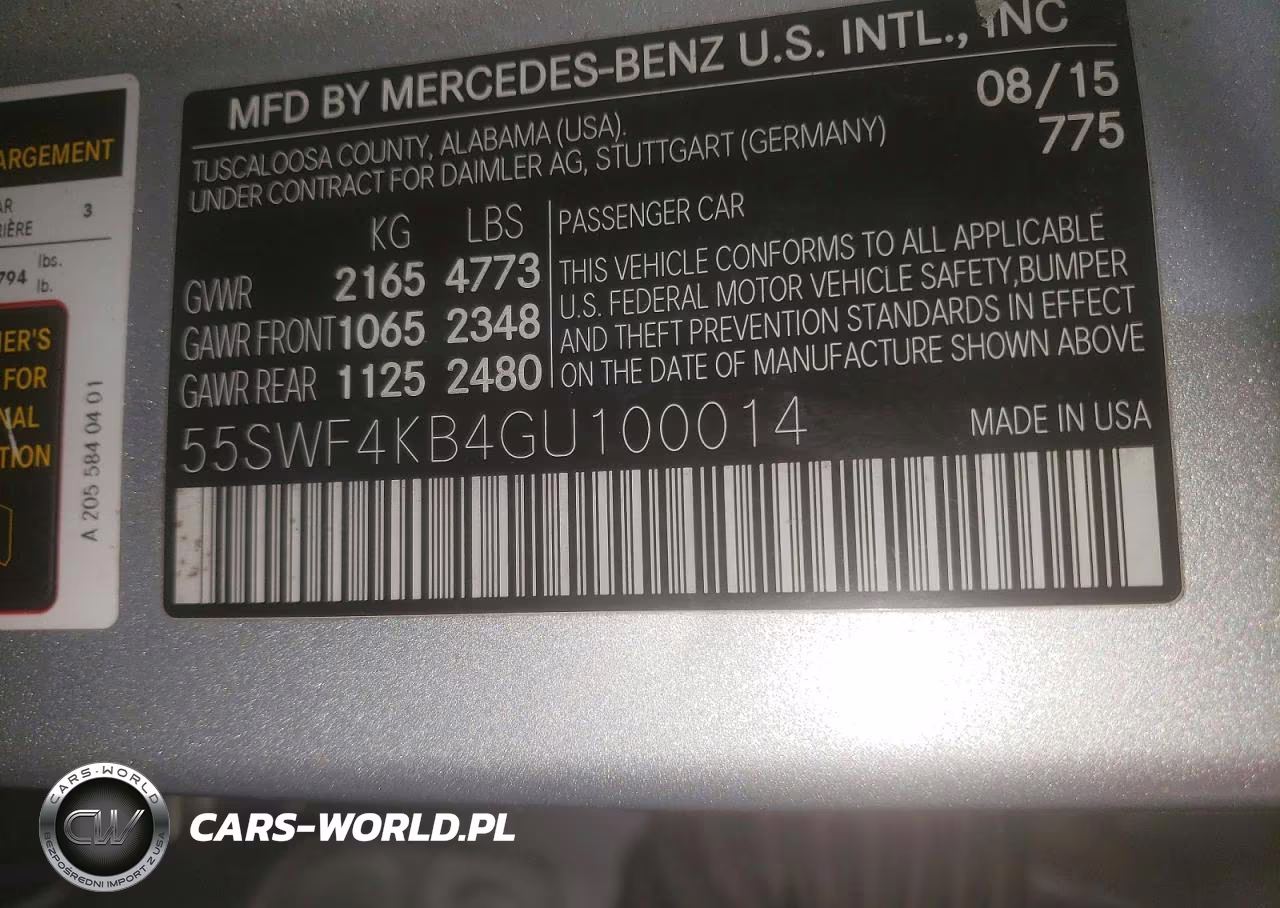 2016 Mercedes-Benz C 300 4Matic VIN:55SWF4KB4GU100014 - 12