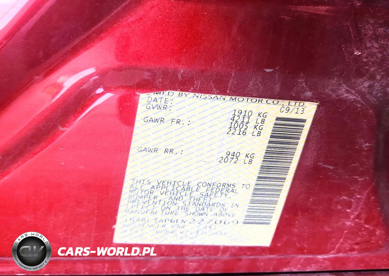 2014 Nissan Altima 2.5 S VIN:1N4AL3AP6EN227069 - 12