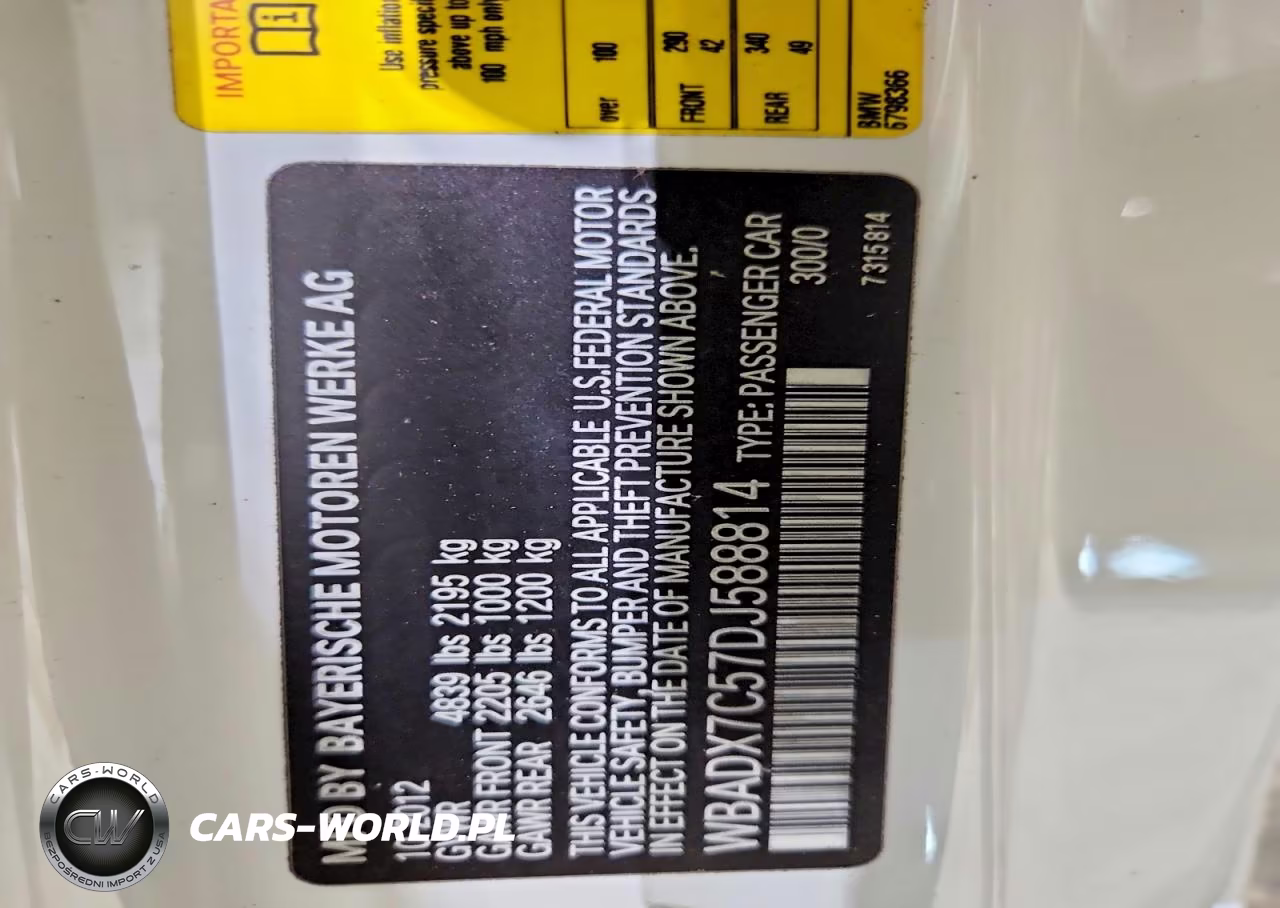 2013 BMW 335 I VIN:WBADX7C57DJ588814 - 12