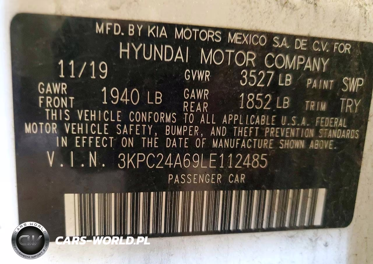 2020 Hyundai Accent Se VIN:3KPC24A69LE112485 - 12