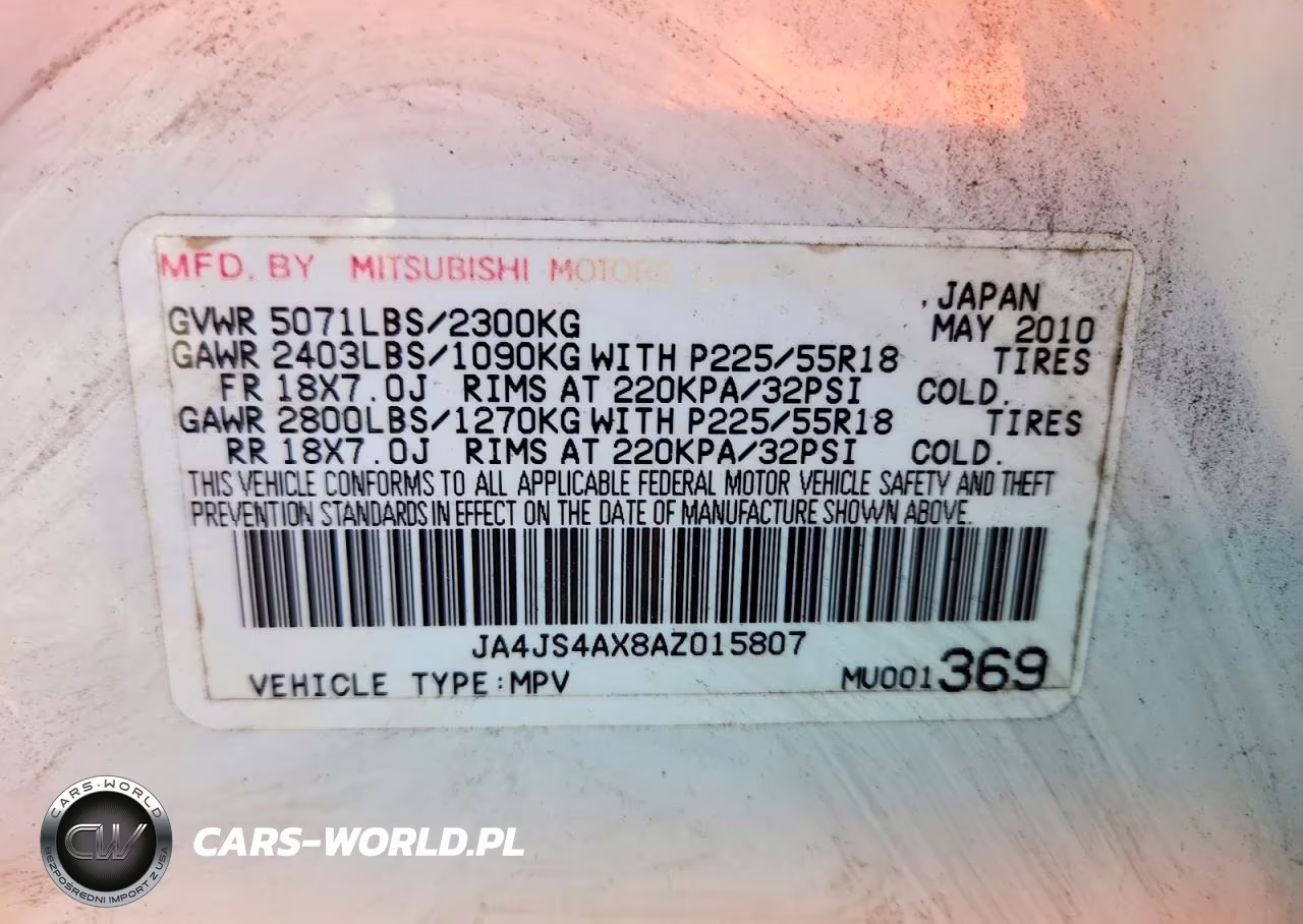 2010 Mitsubishi Outlander Xls VIN:JA4JS4AX8AZ015807 - 13