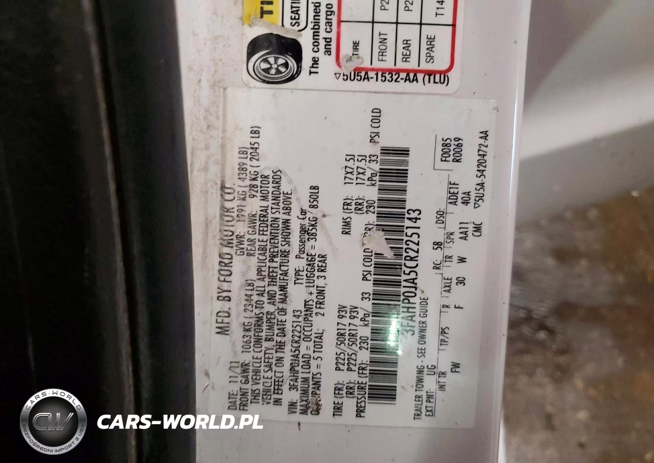 2012 Ford Focus VIN:3FAHP0JA5CR225143 - 12