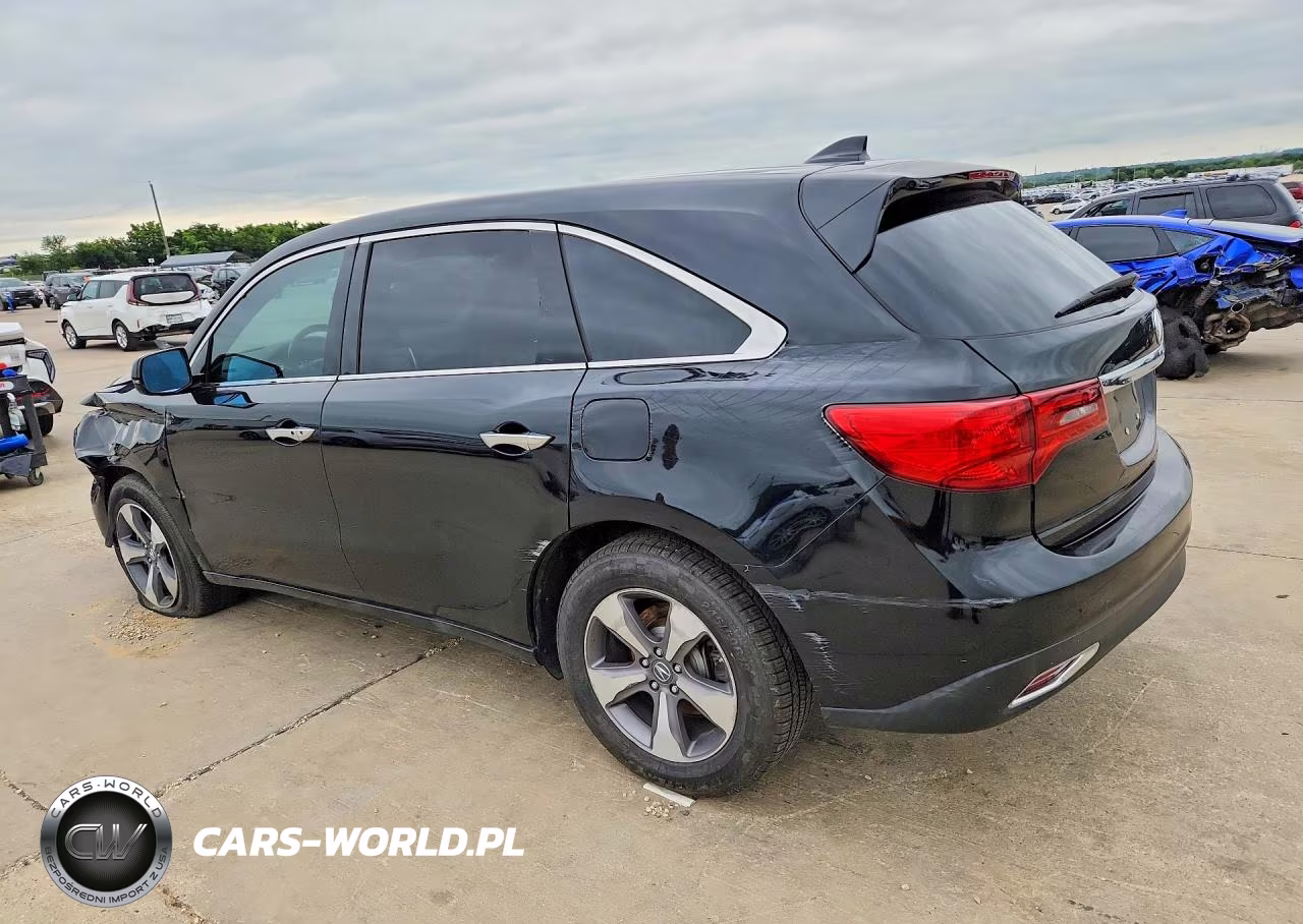 2016 Acura Mdx VIN:5FRYD3H28GB020781 - 2