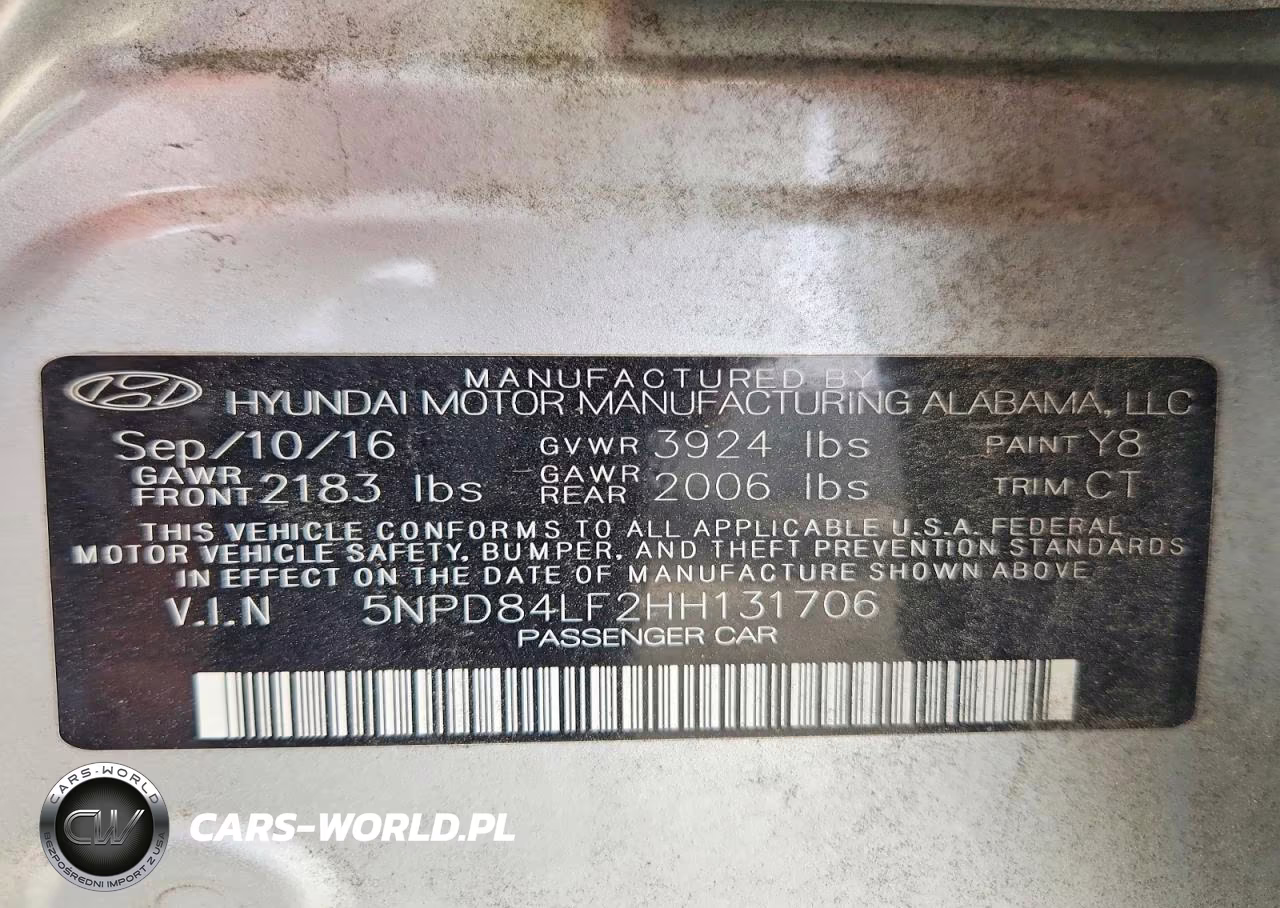 2017 Hyundai Elantra Value Edition VIN:5NPD84LF2HH131706 - 13