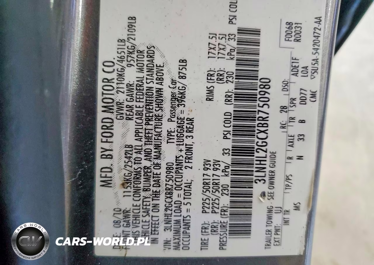 2011 Lincoln Mkz VIN:3LNHL2GCXBR750980 - 12