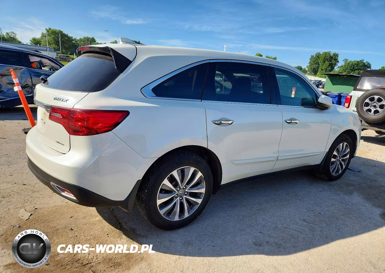 2015 Acura Mdx Technology VIN:5FRYD4H40FB012731 - 3