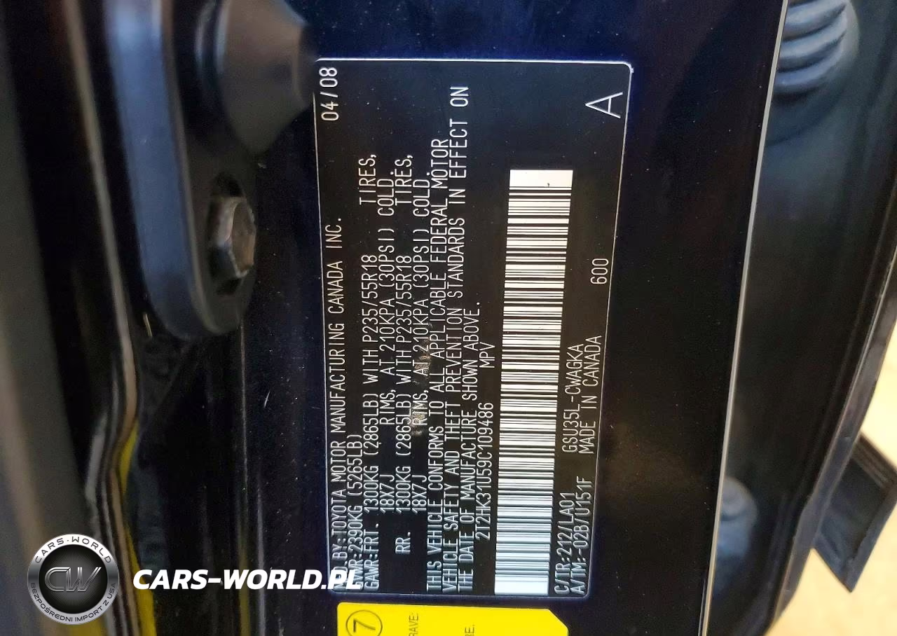 2009 Lexus Rx 350 VIN:2T2HK31U59C109486 - 13