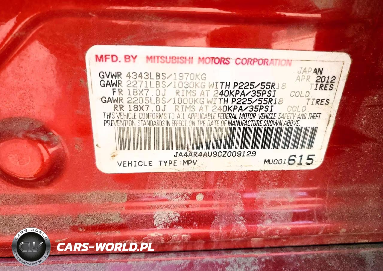 2012 Mitsubishi Outlander Sport Se VIN:JA4AR4AU9CZ009129 - 13
