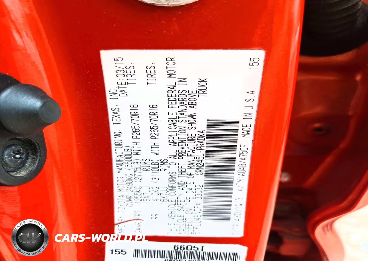 2015 Toyota Tacoma Trd Pro VIN:5TFLU4EN0FX133032 - 12