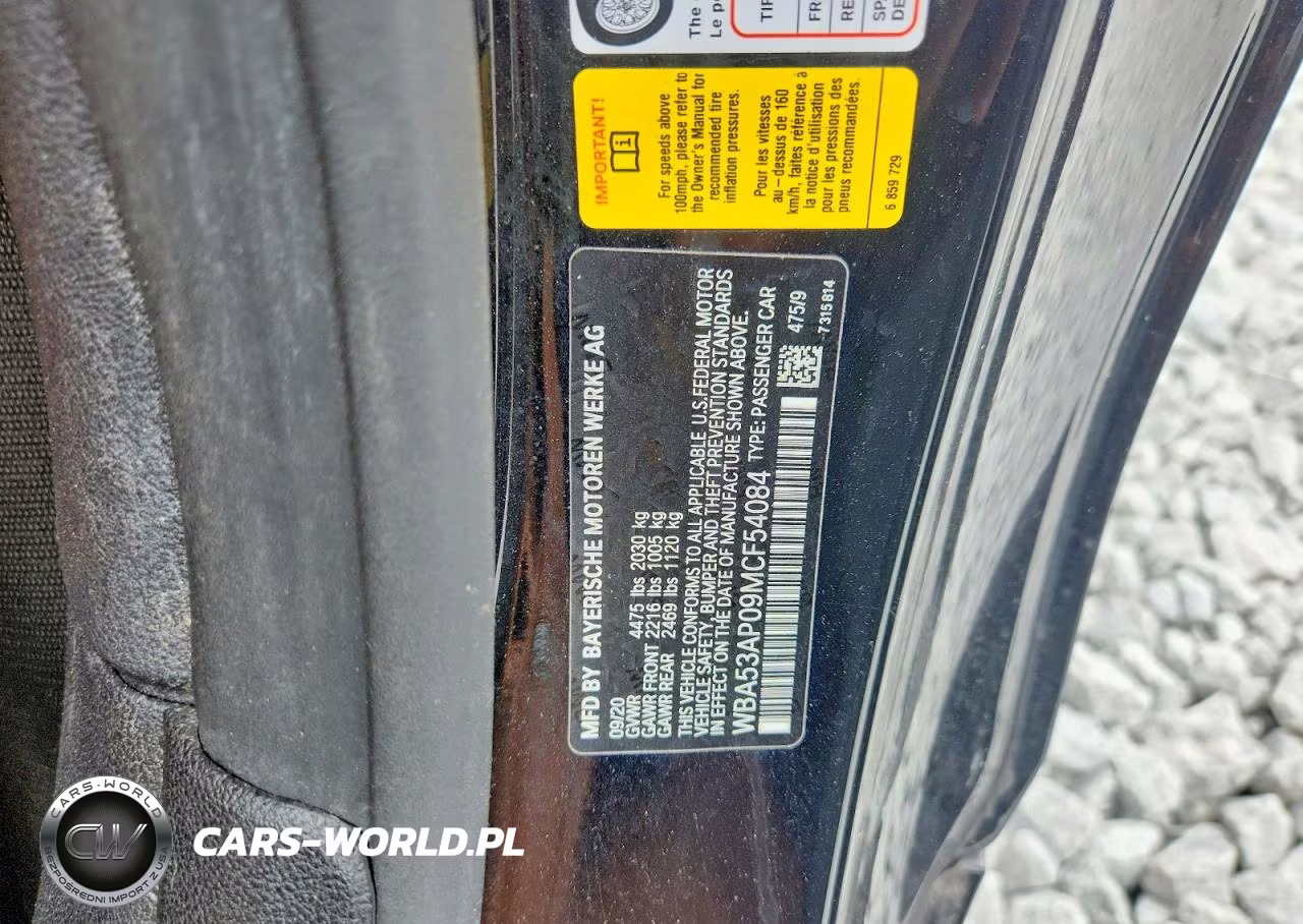 2021 BMW 430I VIN:WBA53AP09MCF54084 - 12