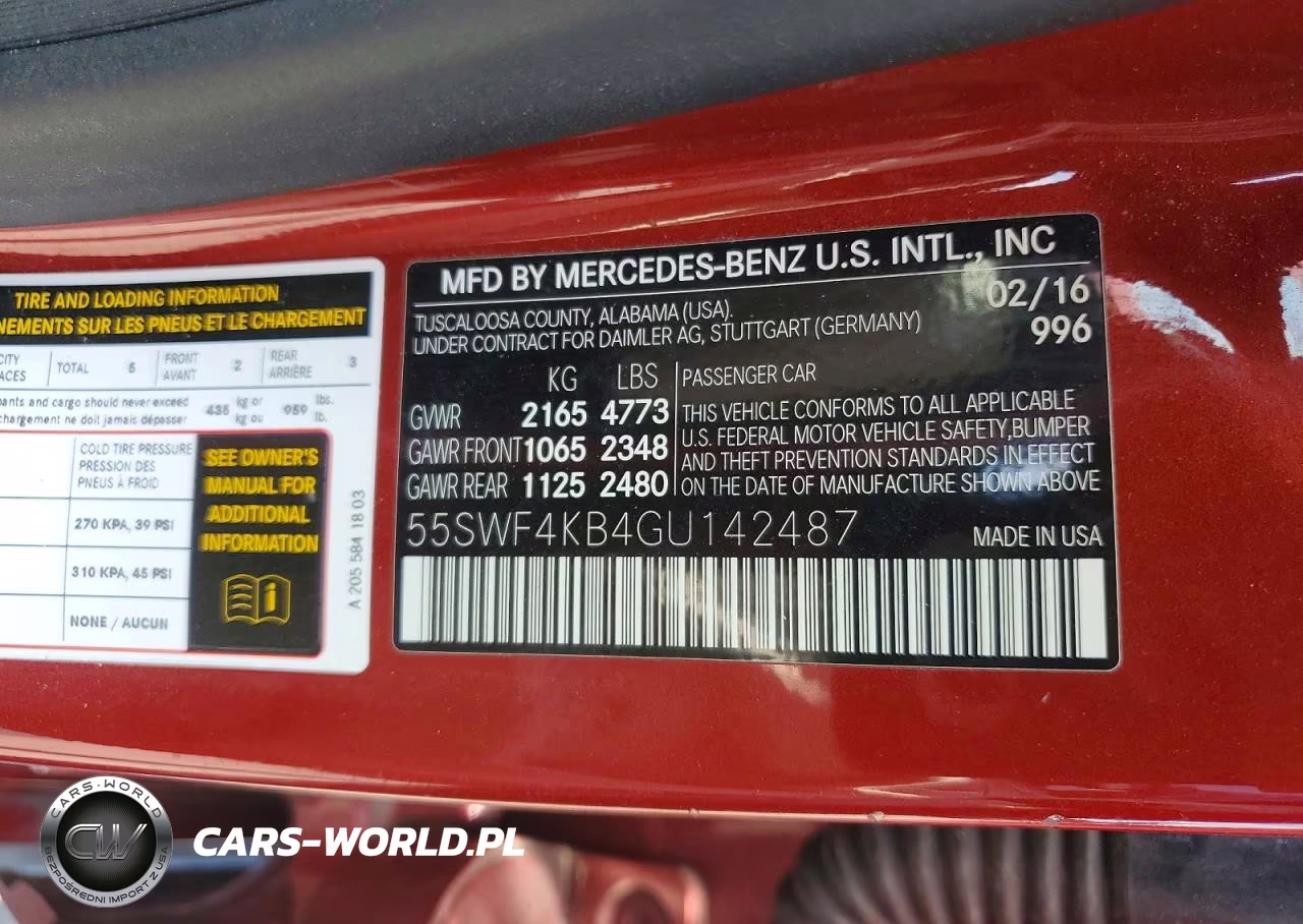 2016 Mercedes-Benz C 300 4Matic VIN:55SWF4KB4GU142487 - 12