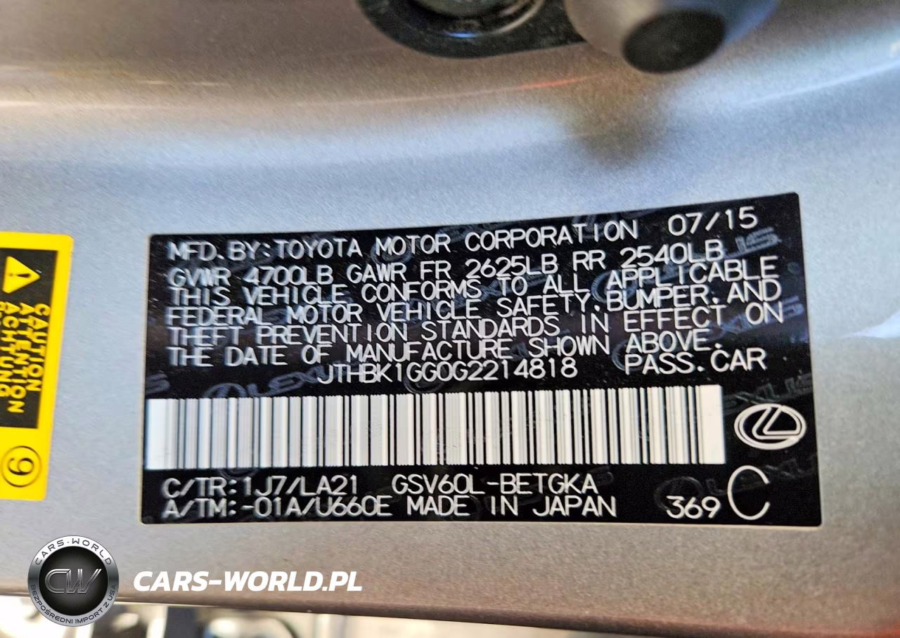 2016 Lexus Es 350 VIN:JTHBK1GG0G2214818 - 12