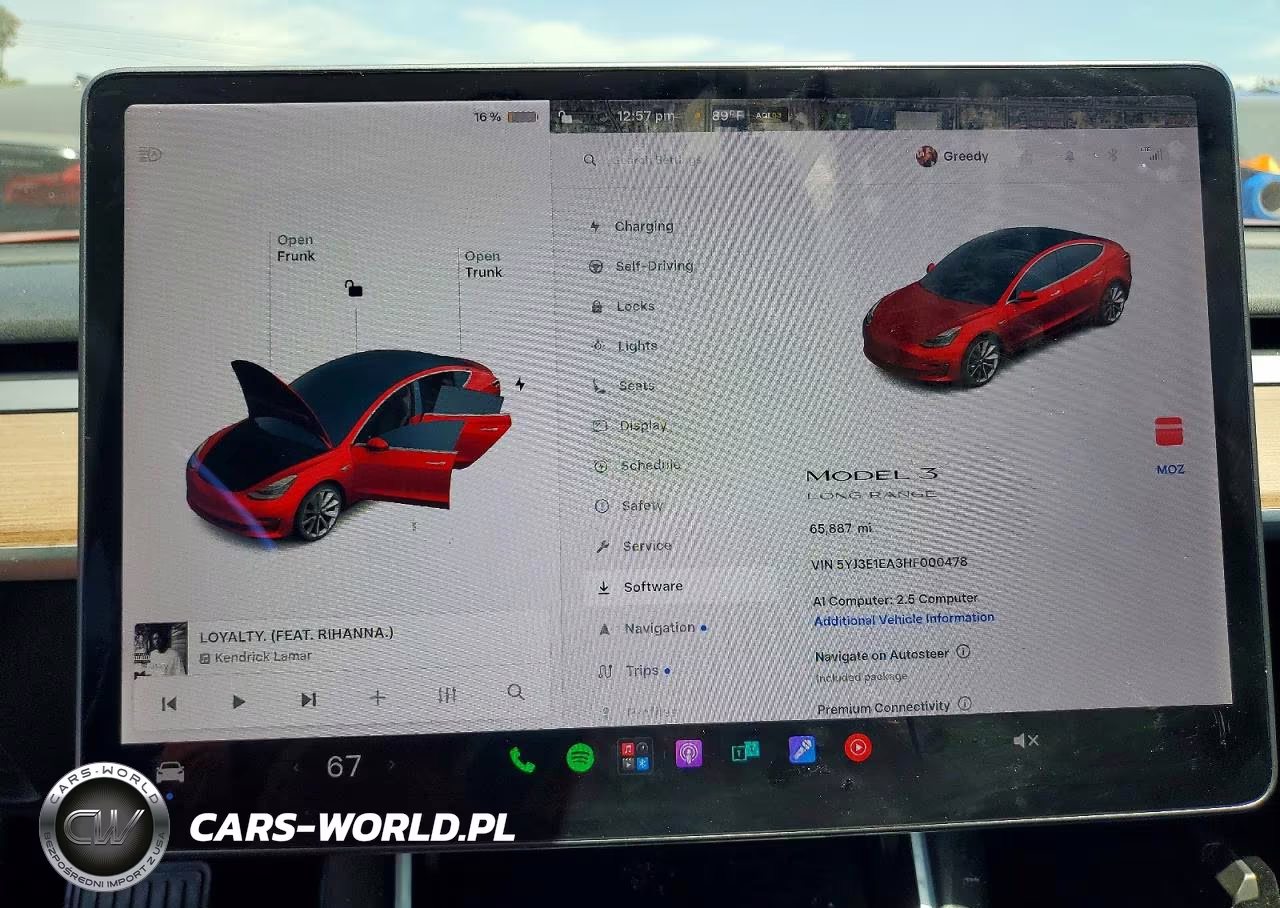 2017 Tesla Model 3 VIN:5YJ3E1EA3HF000478 - 9