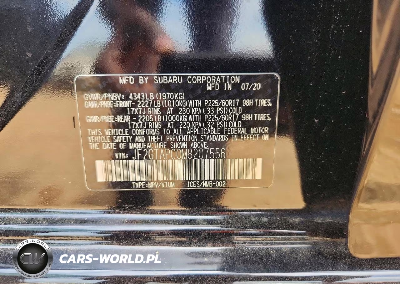 2021 Subaru Crosstrek Premium VIN:JF2GTAPC0M8207556 - 13