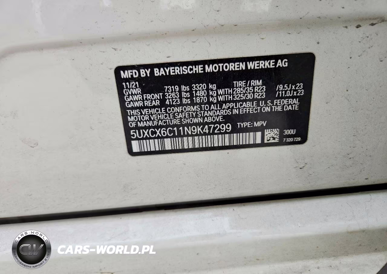 2022 BMW X7 Alpina Xb7 VIN:5UXCX6C11N9K47299 - 13