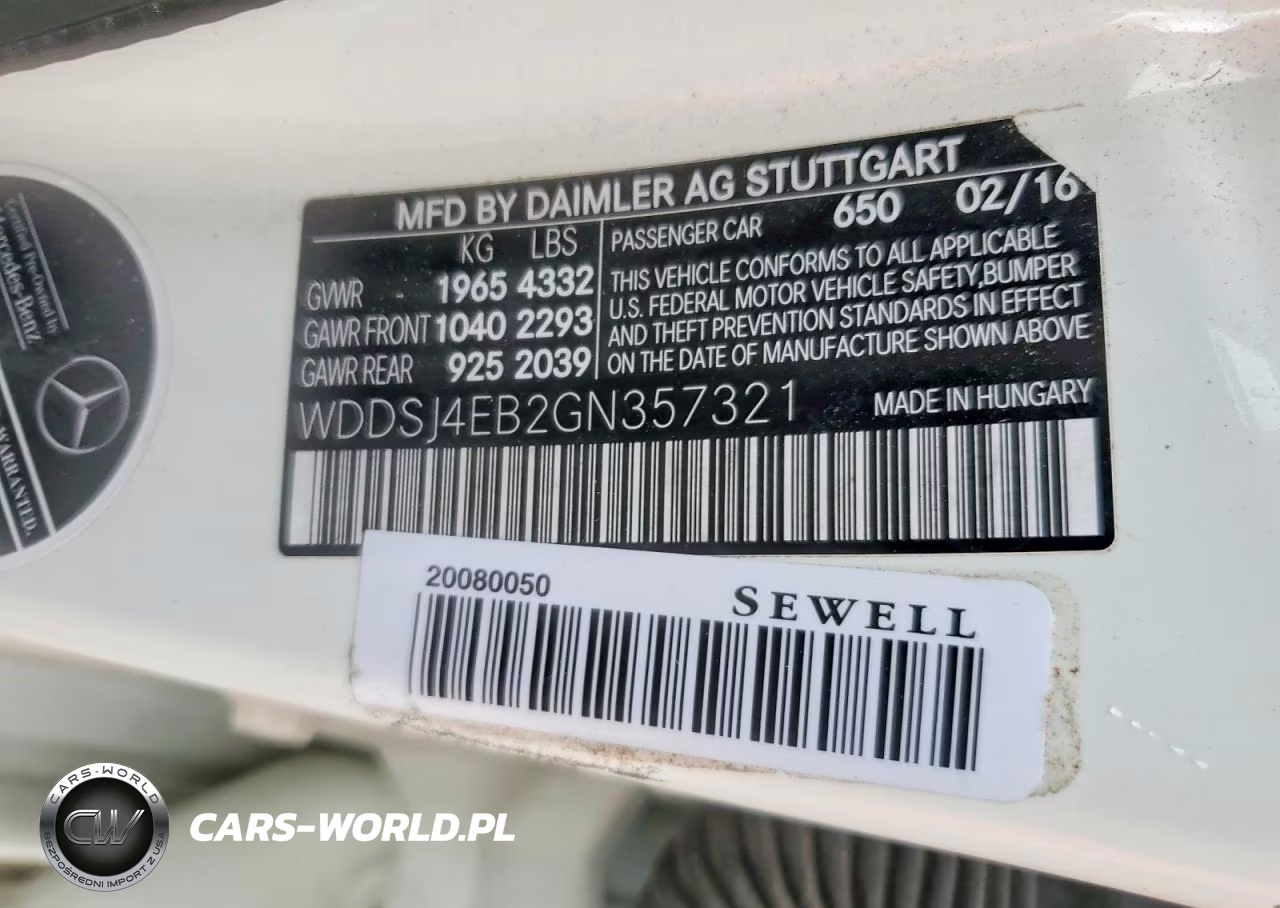 2016 Mercedes-Benz Cla 250 VIN:WDDSJ4EB2GN357321 - 12