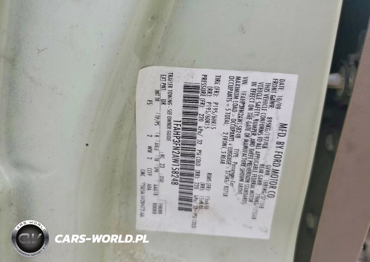 2010 Ford Focus Ses VIN:1FAHP3FN2AW158248 - 12