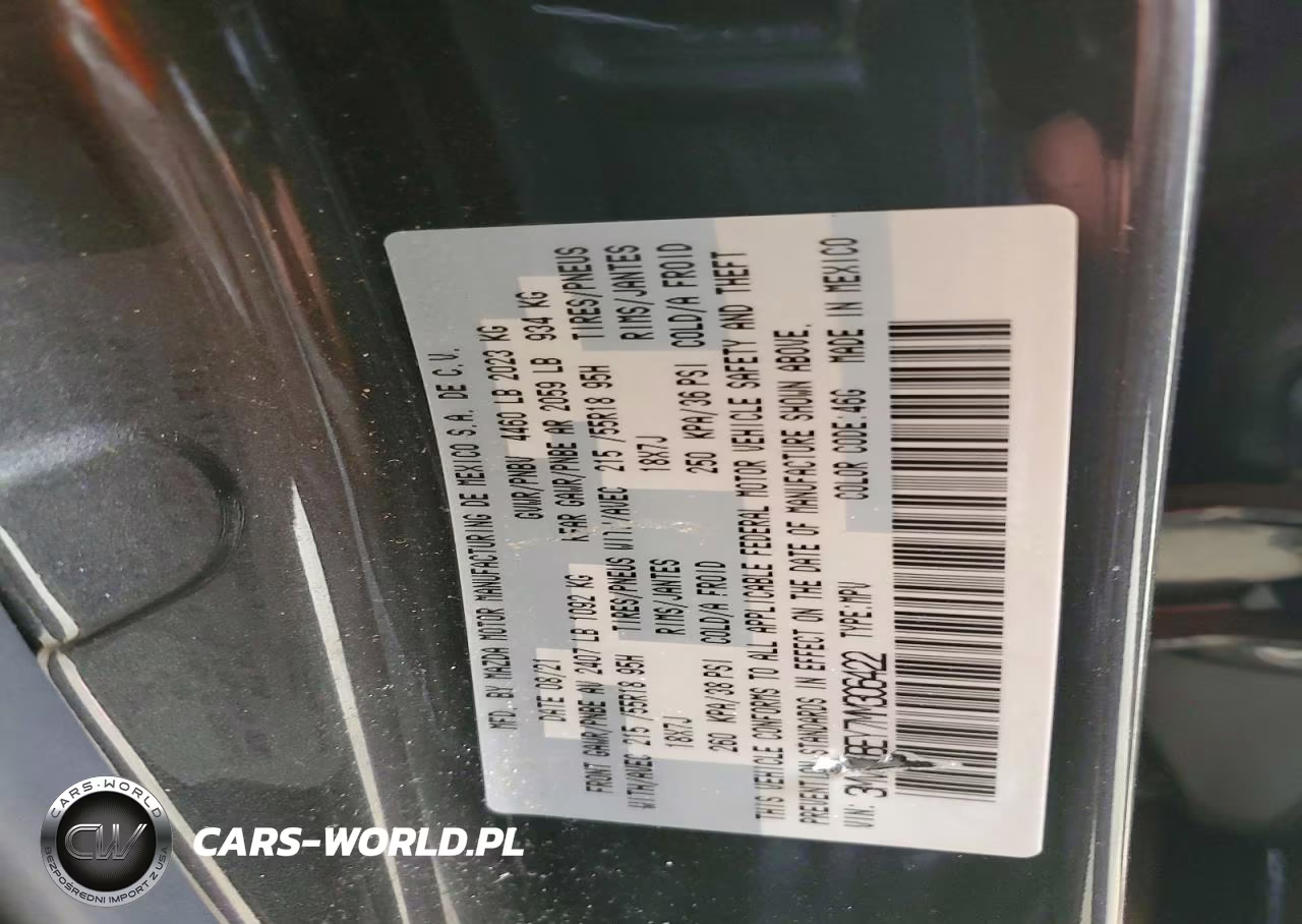 2021 Mazda Cx-30 Premium Plus VIN:3MVDMBEY7MM306422 - 12