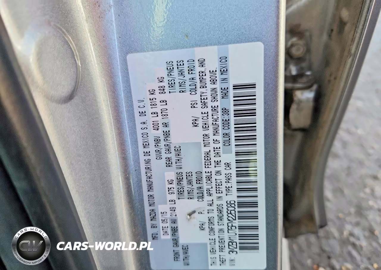 2015 Mazda 3 Sport VIN:3MZBM1U76FM226086 - 12